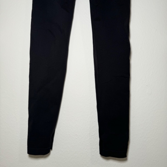 Spanx Leggings Women's LG Black Ribbed Stretch Casual Everyday - Picture 4 of 7